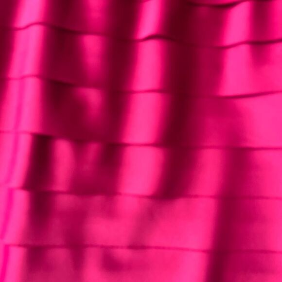 JS Collection Women's Pink Halter Matching Shawl Cocktail Short Tiered Dress 10 - Picture 11 of 14